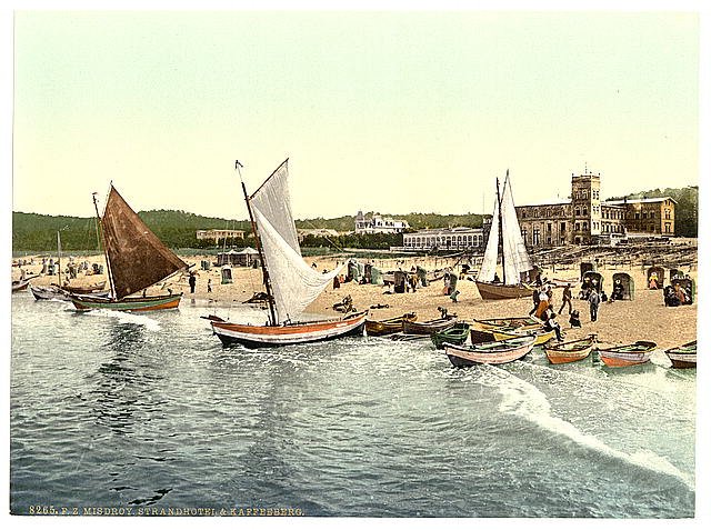 Kaffeeberg Misdroy Pommeraina Vintage A4 Photo Print
