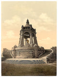 Kaiser William Monument Westphalia Vintage A4 Photo Print