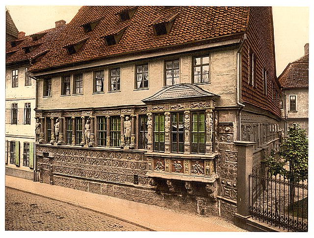 Kaiserhaus Hildesheim Hanover Vintage A4 Photo Print