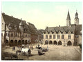 Kaiserworth and town hall Goslar Hartz Vintage A4 Photo Print