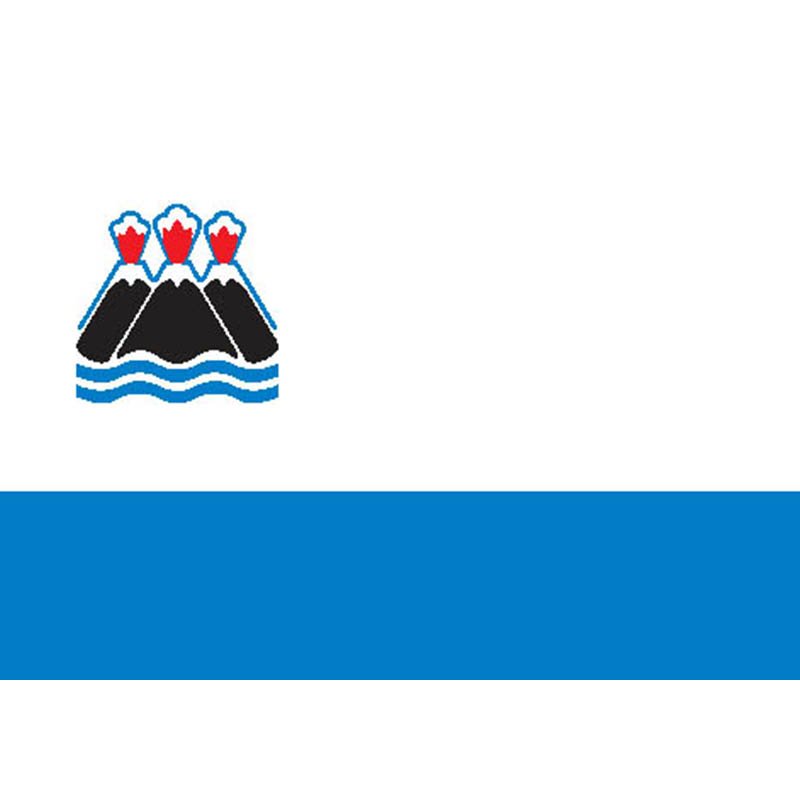 Kamchatka Obl Flag N3770 A4 Photo Print