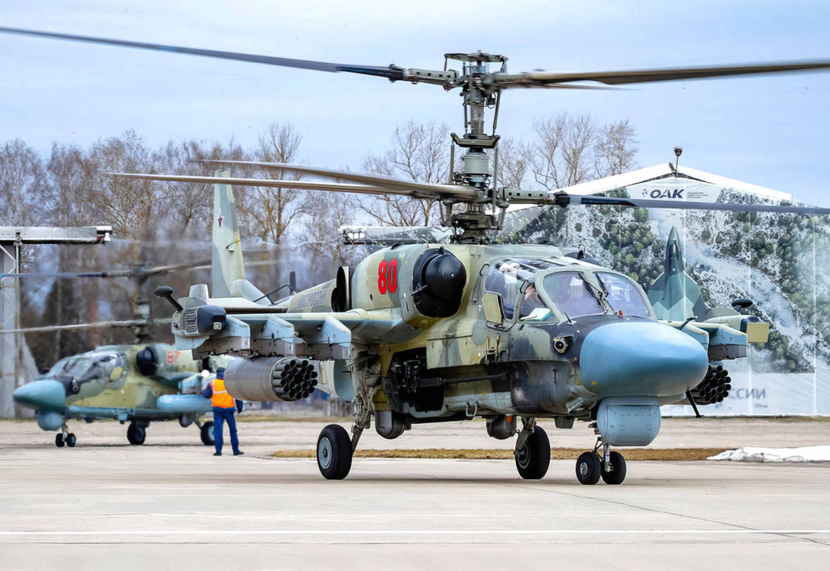 Kamov Ka52 Alligator Attack Helicopter 6 A4 Photo Print