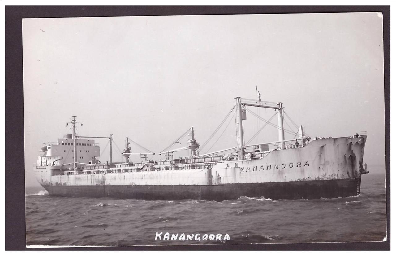 Kanangoora Red Transatlantic Sweden 1963 Steam ship A4 Photo Print
