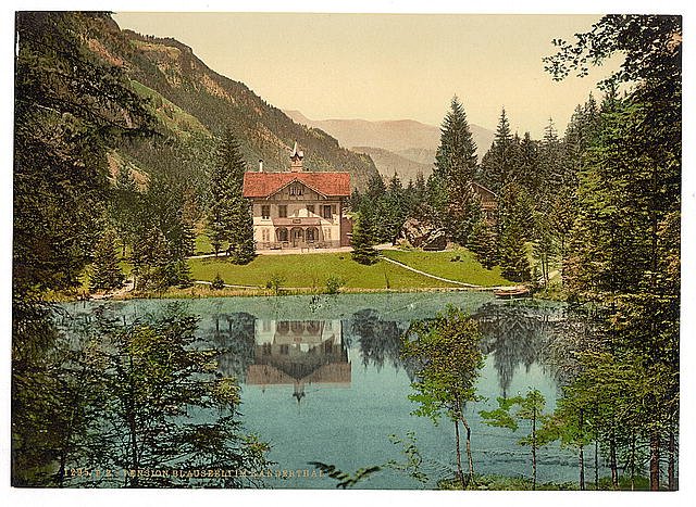 Kander Valley Bernese Oberland Vintage A4 Photo Print