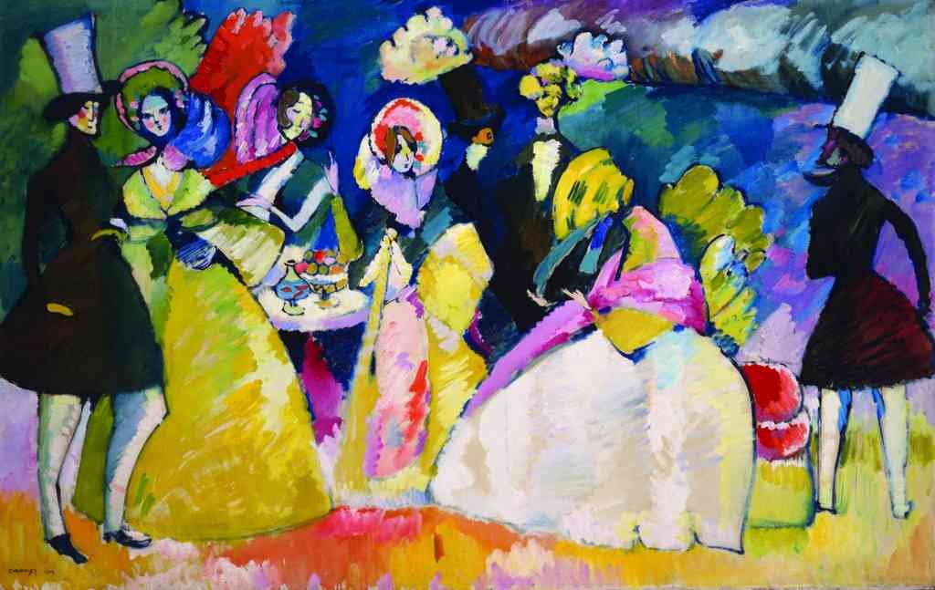 Kandinsky Crinolina Modernism A4 Photo Print