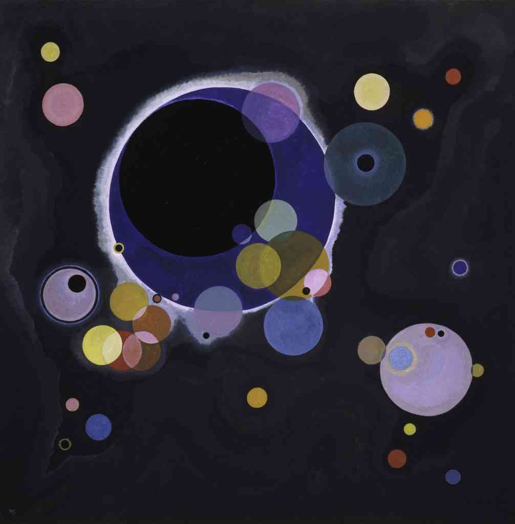 Kandinsky Various Circles Modernism A4 Photo Print