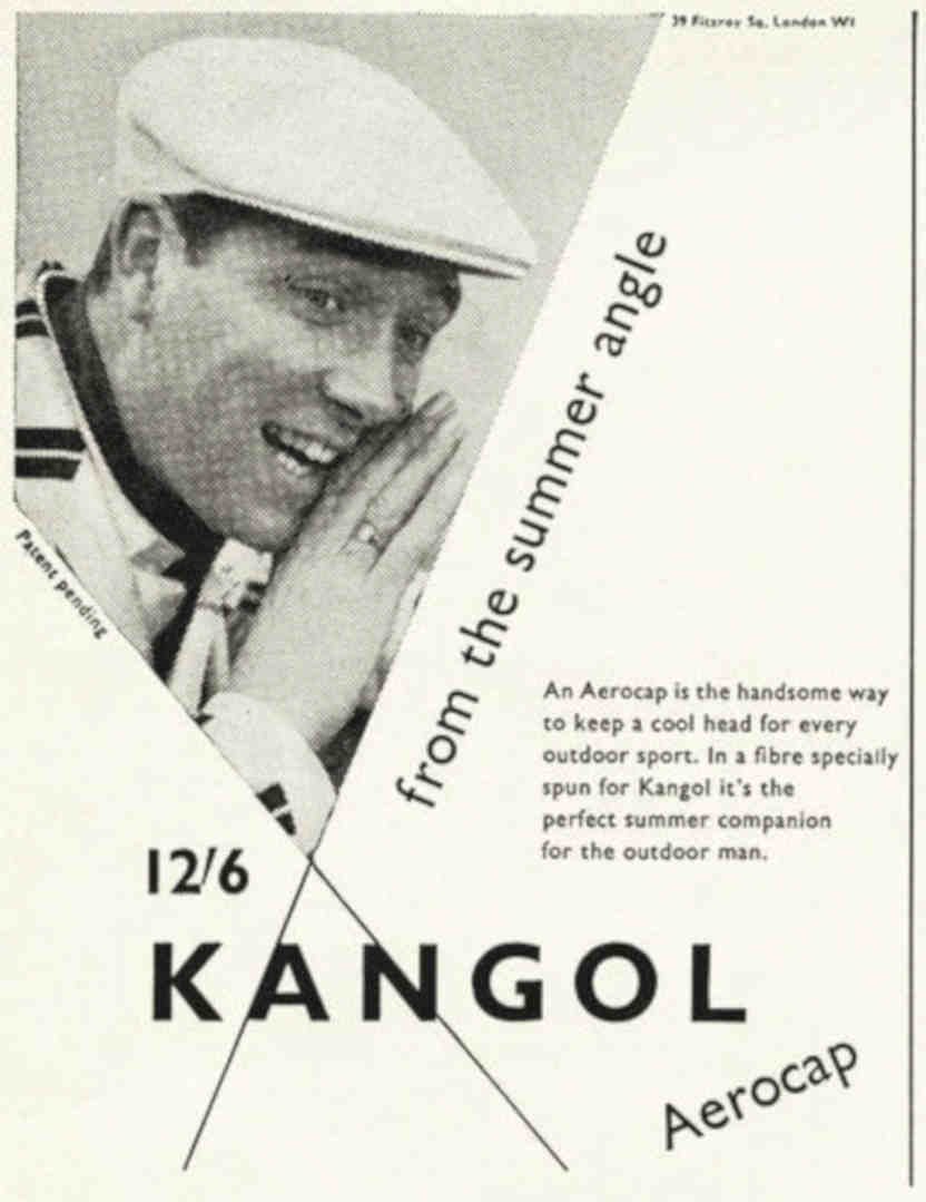 Kangol Aerocap Hat Vintage Retro Advert Poster A4 Photo Print