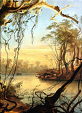 Karl Bodmer mouth of the wabash indiana 1833 A4 Photo Print
