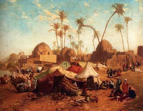 Karl Wilhelm Gentz Bedouincamp A4 Photo Print