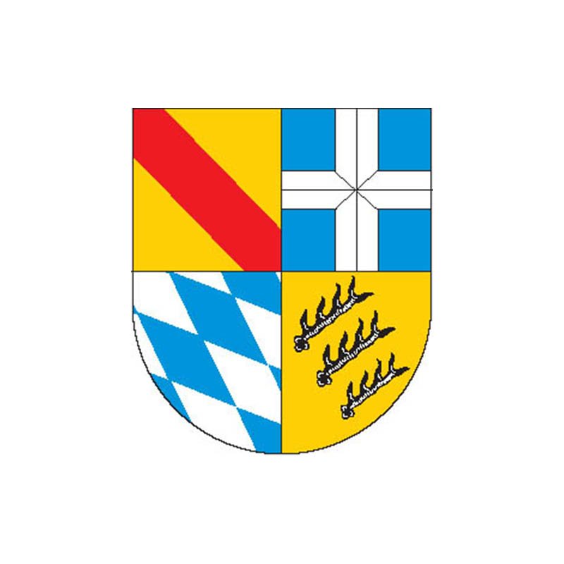 Karlsruhe Kreis Coat Of Arms N5974 A4 Photo Print