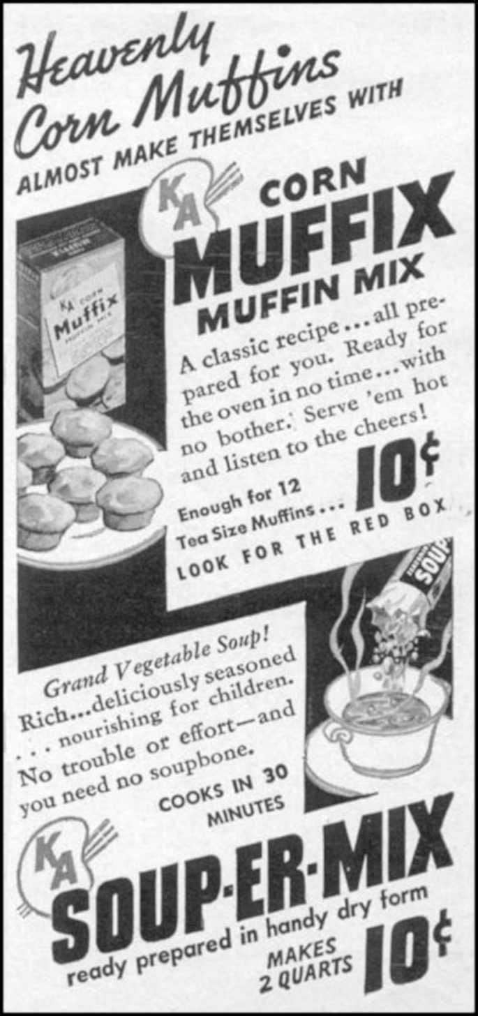 Karo Muffins Souperex Vintage Retro Advert Ads A4 Photo Print