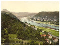 Karola Heights Bad Schandau Saxony Vintage A4 Photo Print