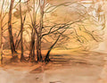 Karoly Lotz lotz parkland Art A4 Photo Print