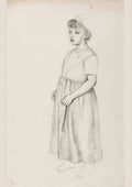 Kate Greenaway 1905 Pencil study from life 2 A4 Photo Print
