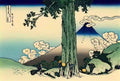 Katsushika Hokusai mishima pass in kai province Art A4 Photo Print