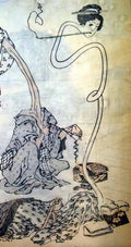 Katsushika Hokusai rokurokubi Art A4 Photo Print
