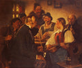 Kauffman Hugo Wilhelm The Zither Player Art A4 Photo Print UK