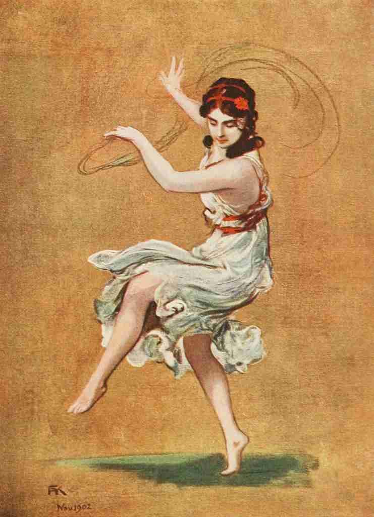Kaulbach FA von 1850 1920 Modern Dancing & Dancers 1912 Isadora Duncan A4 Photo Print