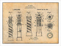 Kavan Rotary Barber Pole Patent Drawing 1921 barber advert A4 Photo Print