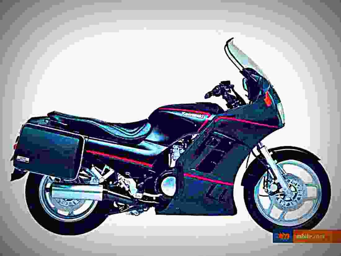 Kawasaki 1000 GTR 1991 2 motorbike A4 Photo Print