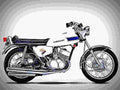 Kawasaki 500 H 1 Mach III 1973 2 motorbike A4 Photo Print