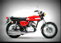 Kawasaki 500 H 1 Mach III 1973 6 motorbike A4 Photo Print