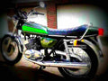 Kawasaki 500 H 1 Mach III 1974 6 motorbike A4 Photo Print