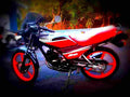 Kawasaki AR50 50cc 4 motorbike A4 Photo Print