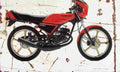 Kawasaki AR80 1981 Aged Vintage A4 Photo Print