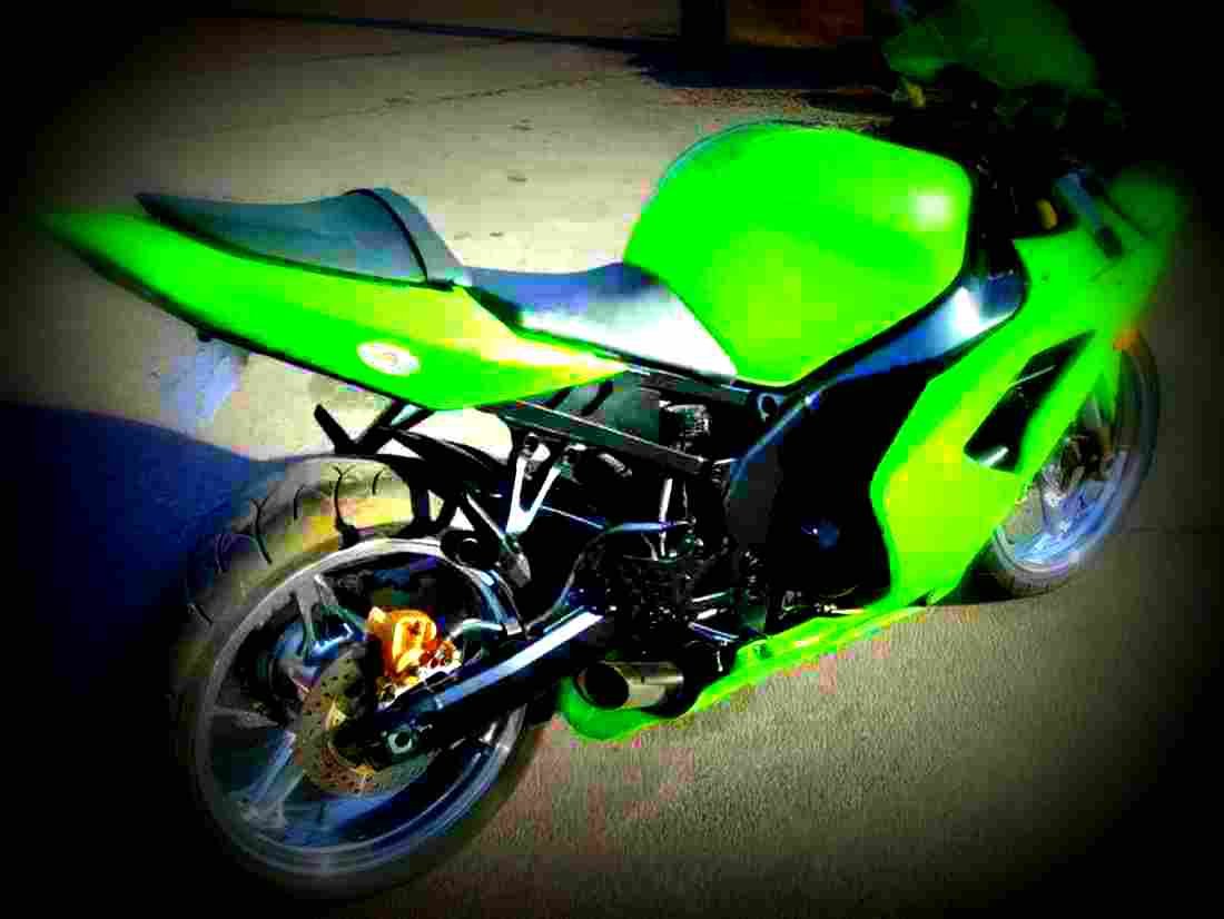 Kawasaki AV 50 AV 50 4 motorbike A4 Photo Print