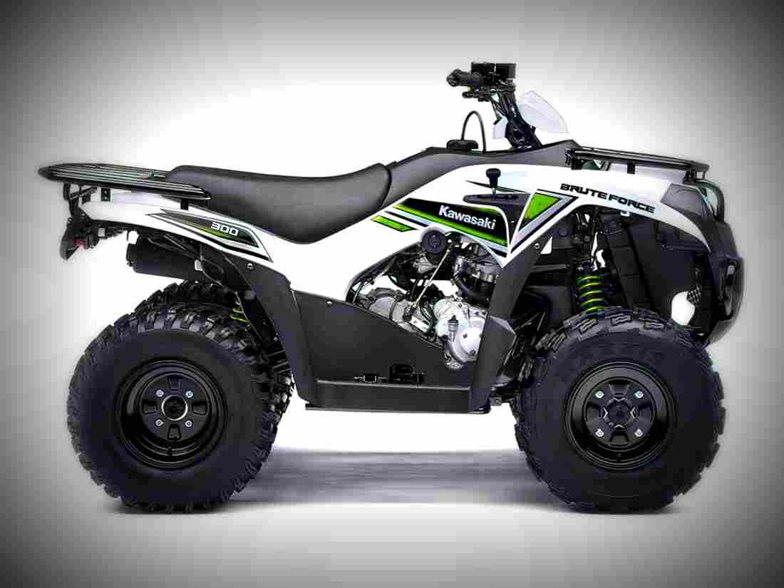 Kawasaki Brute Force 300 2017 2 motorbike A4 Photo Print