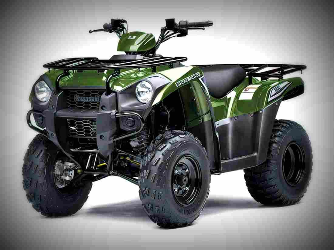 Kawasaki Brute Force 300 2017 3 motorbike A4 Photo Print
