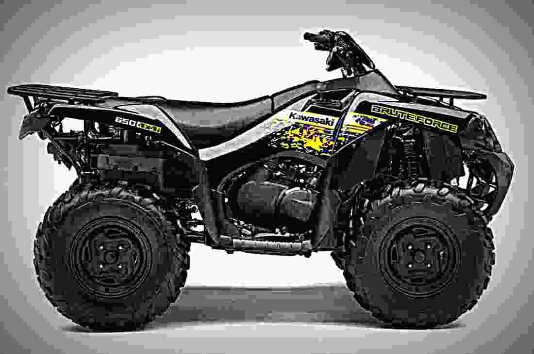 Kawasaki Brute Force 650 4x4i 2017 2 motorbike A4 Photo Print