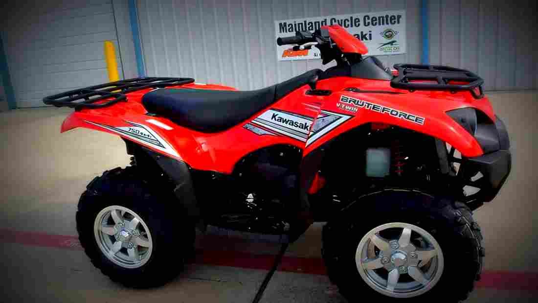 Kawasaki Brute Force 650 4x4i 2017 3 motorbike A4 Photo Print