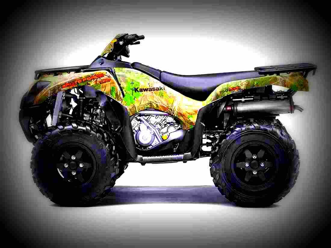 Kawasaki Brute Force 750 4x4i EPS Camo 2018 1 motorbike A4 Photo Print