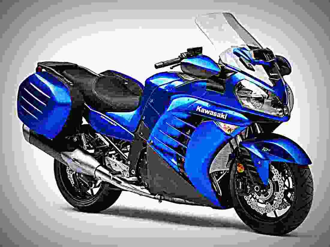 Kawasaki Concours 14 ABS 2017 2 motorbike A4 Photo Print