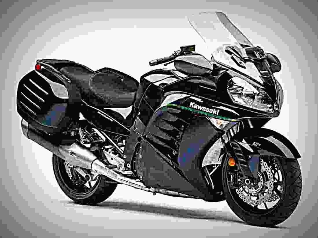 Kawasaki Concours 14 ABS 2018 1 motorbike A4 Photo Print