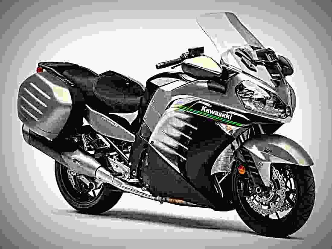 Kawasaki Concours 14 ABS 2019 2 motorbike A4 Photo Print