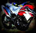Kawasaki D Tracker 2017 2 motorbike A4 Photo Print