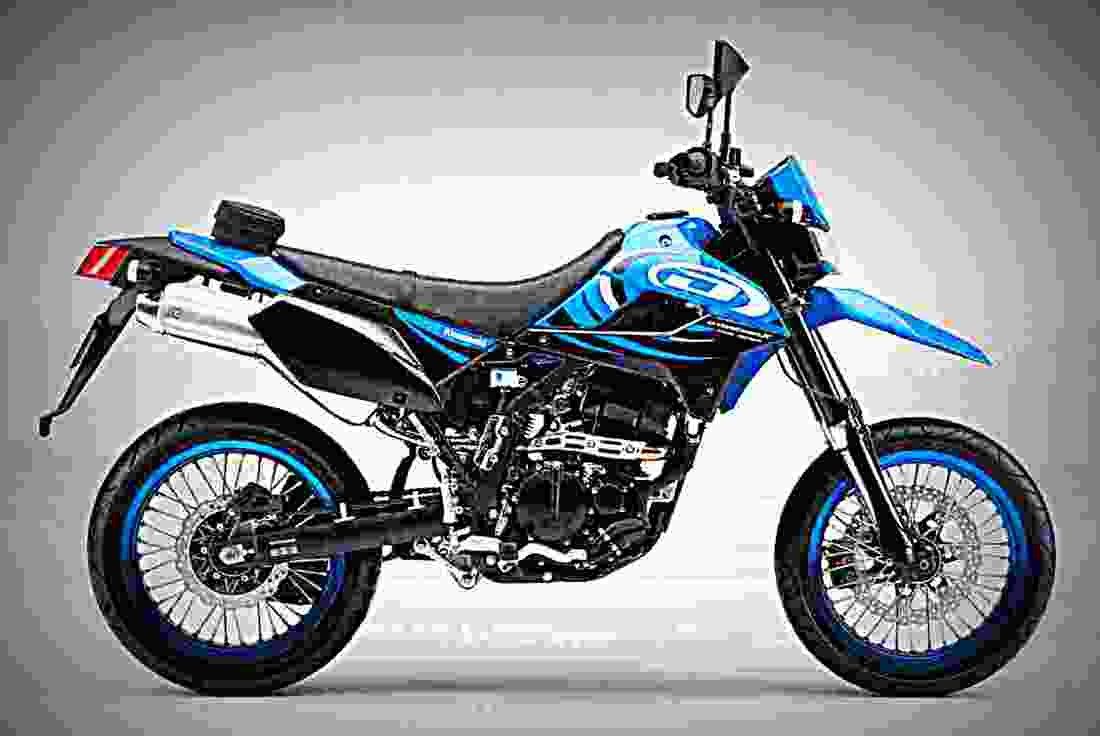 Kawasaki D Tracker X Final Edition 2018 3 motorbike A4 Photo Print