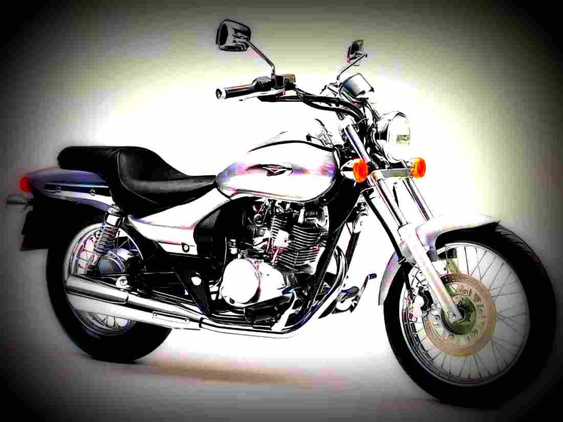 Kawasaki EL 125 Eliminator 2003 6 motorbike A4 Photo Print