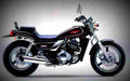 Kawasaki EL 250 1988 2 motorbike A4 Photo Print