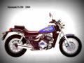 Kawasaki EL 250 1988 3 motorbike A4 Photo Print