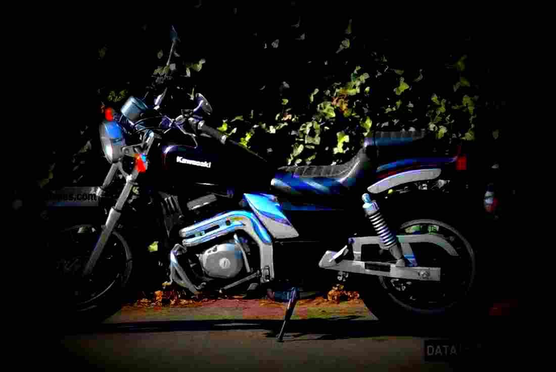 Kawasaki EL 250 1992 6 motorbike A4 Photo Print