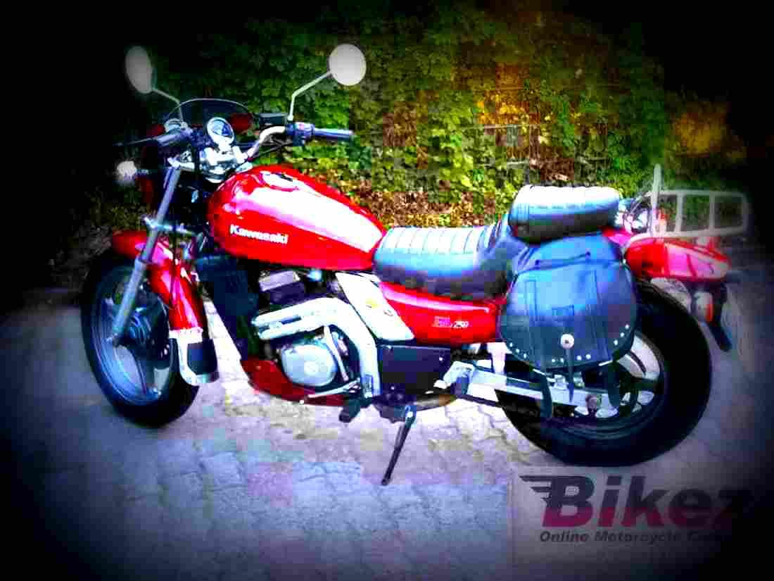 Kawasaki EL 250 E 1992 1 motorbike A4 Photo Print