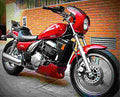 Kawasaki EL 250 (reduced effect) 1989 3 motorbike A4 Photo Print