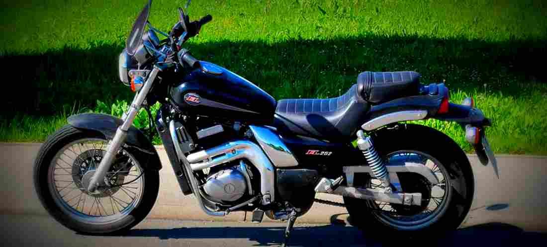 Kawasaki EL 252 2000 2 motorbike A4 Photo Print