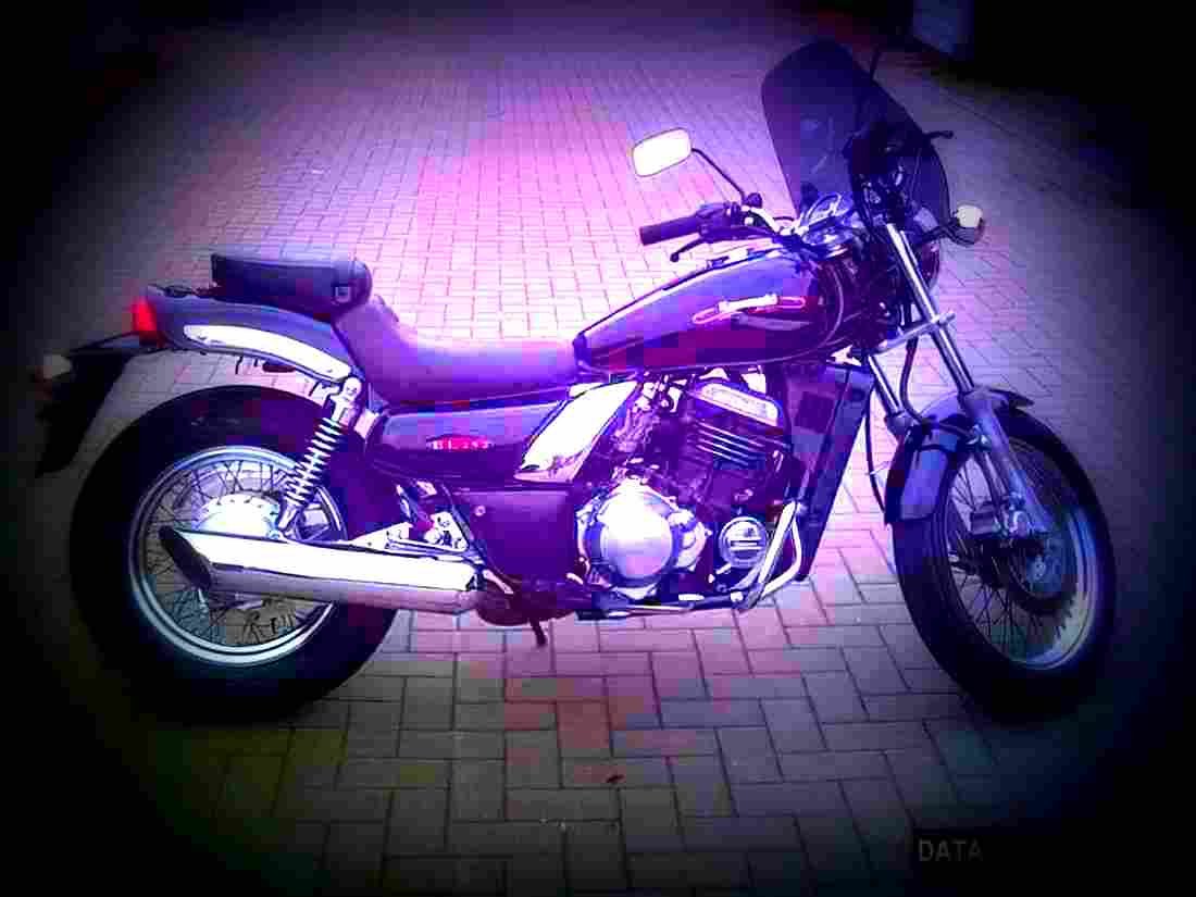 Kawasaki EL 252 2000 3 motorbike A4 Photo Print