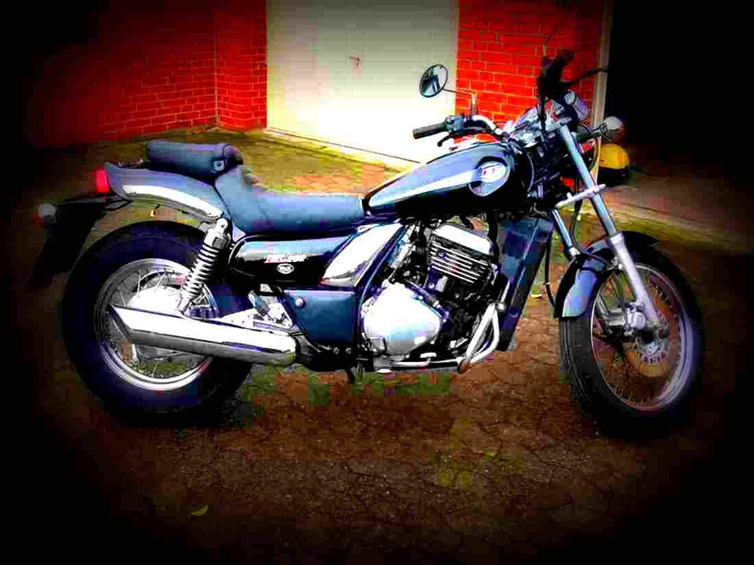 Kawasaki EL 252 2000 4 motorbike A4 Photo Print