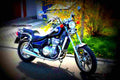 Kawasaki EN 500 1990 1 motorbike A4 Photo Print
